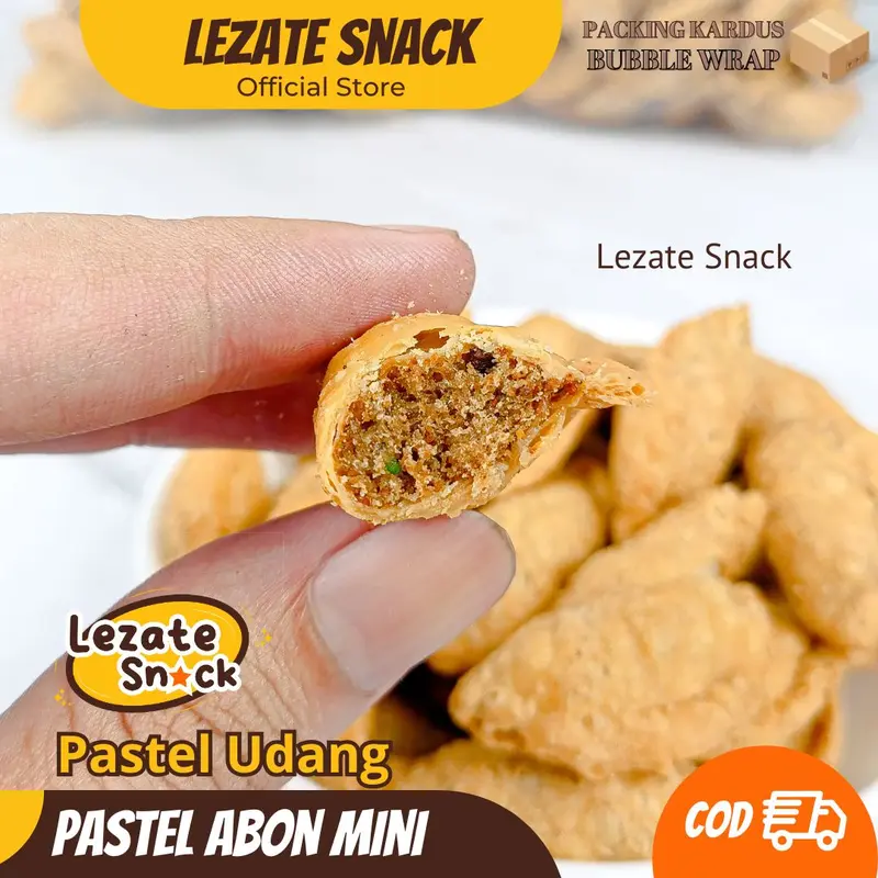 Pastel Abon Mini 1KG Kiloan Rasa Gurih Renyah Enak Murah / Pastel Kering Isi Abon Udang Premium / Pastel Kering Abon Sapi Kiloan Murah Sumpia Kiloan 1