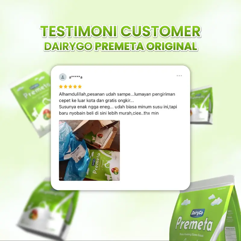 Susu Kambing Etawa Bubuk Original 1 kilogram Atasi Asma Infeksi Paru-Paru TBC dan Masalah Pernapasan Lainnya / Aman Untuk Diabetes / Premeta Original 5