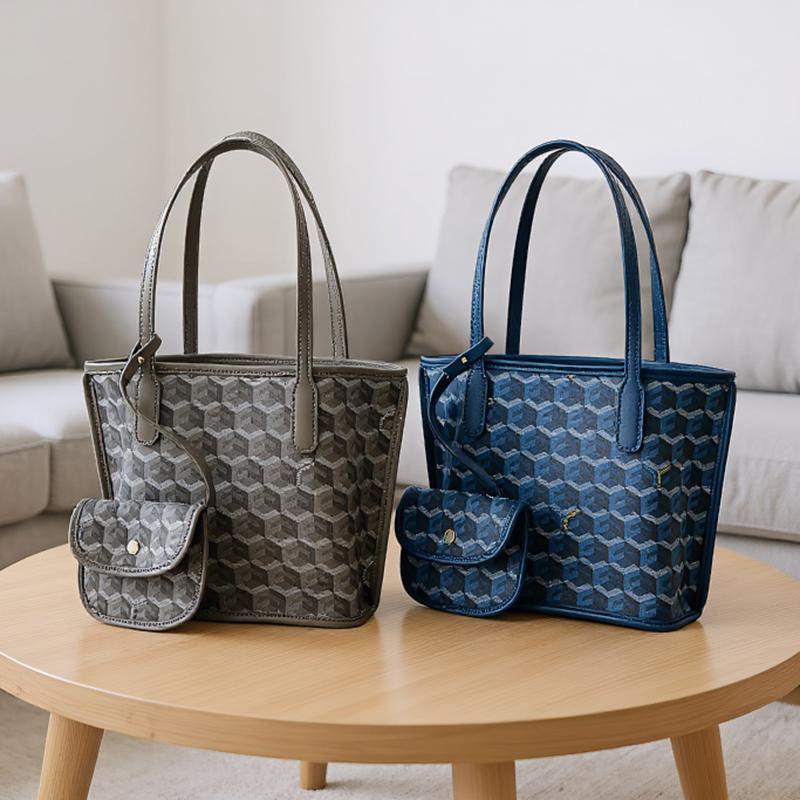 【CARRIEKOLLER】Tas Wanita Tote Bags Large Capacity Fashion Printed Shoulder Bags