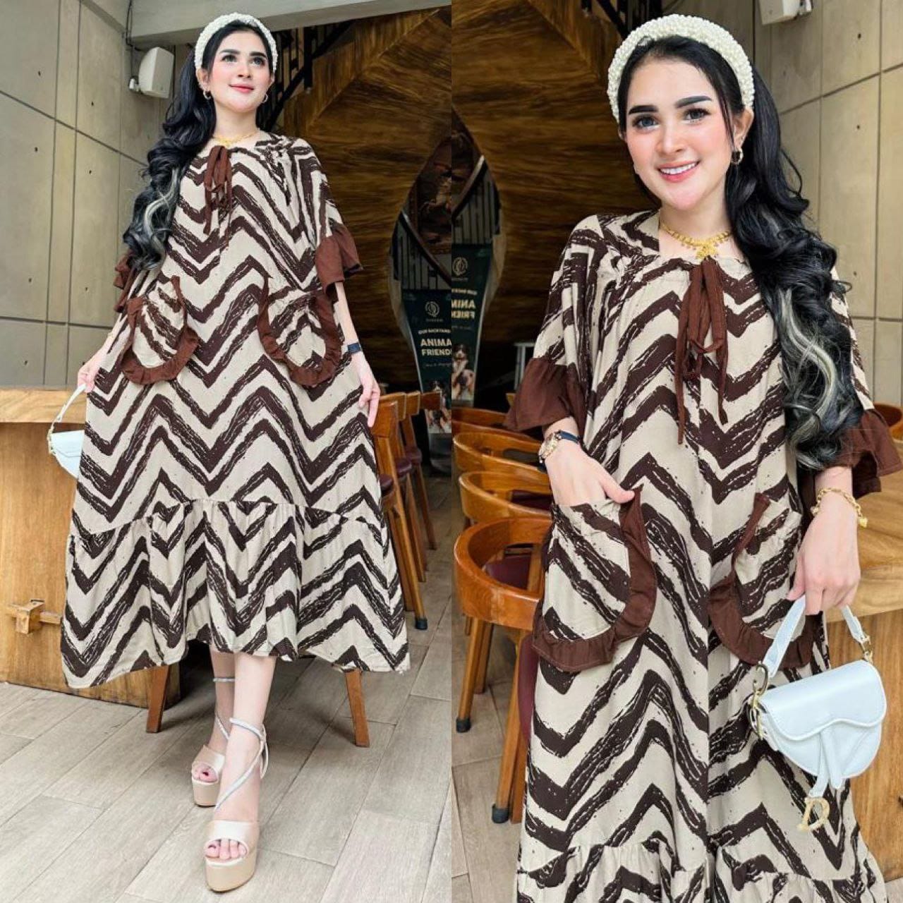 LADY DRESS DASTER RAYON LD 125 MODEL TERBARU / DASTER RAYON POLOS / DASTER JUMBO