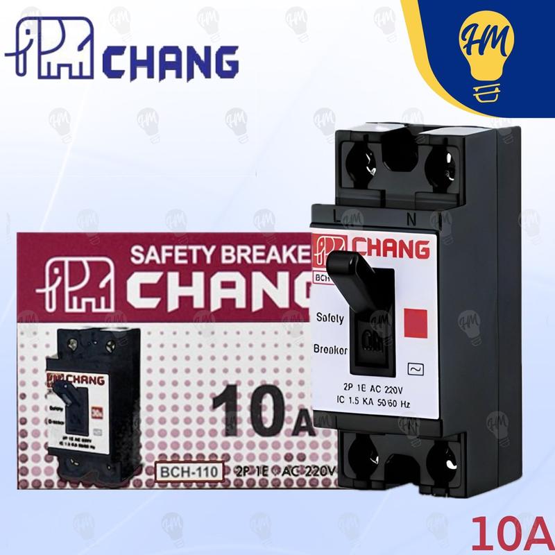 Chang เซฟตี้เบรกเกอร์ ไม่มีไฟ (ไม่รวมฝาครอบ)