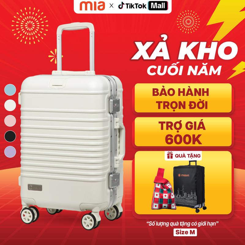   SẮP HẾT HÀNG  Vali Khoá Khung MIA Larita HILARY - Size M  Nhựa PC ABS Cao Cấp Khoá Khung Bảo Mật Tuyệt Đối 