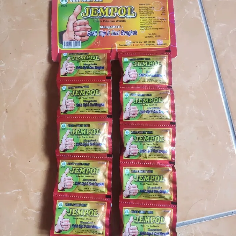 Obat sakit gigi dan gusi cap jempol Ampuh 2