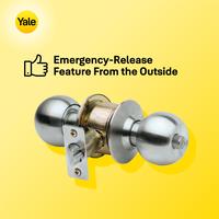 Gambar KUNCI PINTU KNOBSET YALE VCA5122 PRIVACY x US32D x 60mm VISUAL PACKED dari Yale Home Indonesia Kota Administrasi Jakarta Barat 2 Tokopedia
