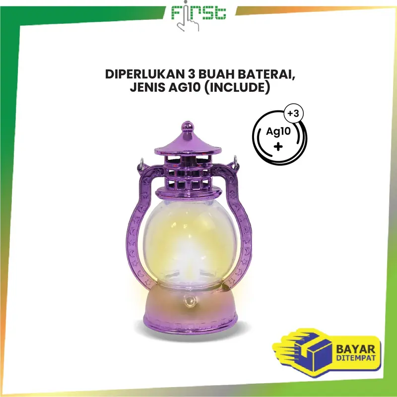 [COD] FH C1046 Lentera Lampu LED Dekorasi Minimalis Kekinian 5