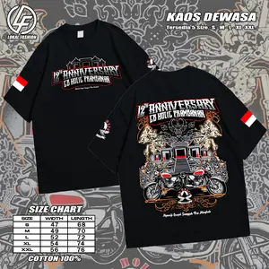 KAOS CB HOLIC PRAMBANAN 2025 12th ANNIVERSARY+STIKER BANYAK