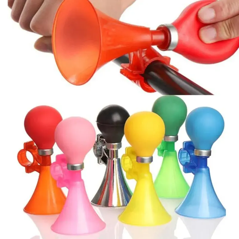 Còi Hơi An Toàn Cho Xe Đạp Đường Trường, 1 Cái, Chuông Ghi Đông Xe Đạp Trẻ Em, Chuông Xe Đạp Lớn, Phụ Kiện Xe Đạp Đồng Sports Gắn Xe Đạp 0