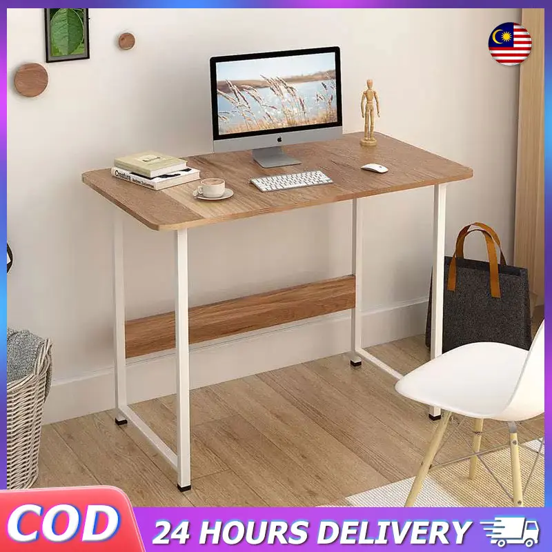 BEEFE  60*28cm White Meja belajar Small Study Table Simple Modern Side Table Computer Table Writing Desk