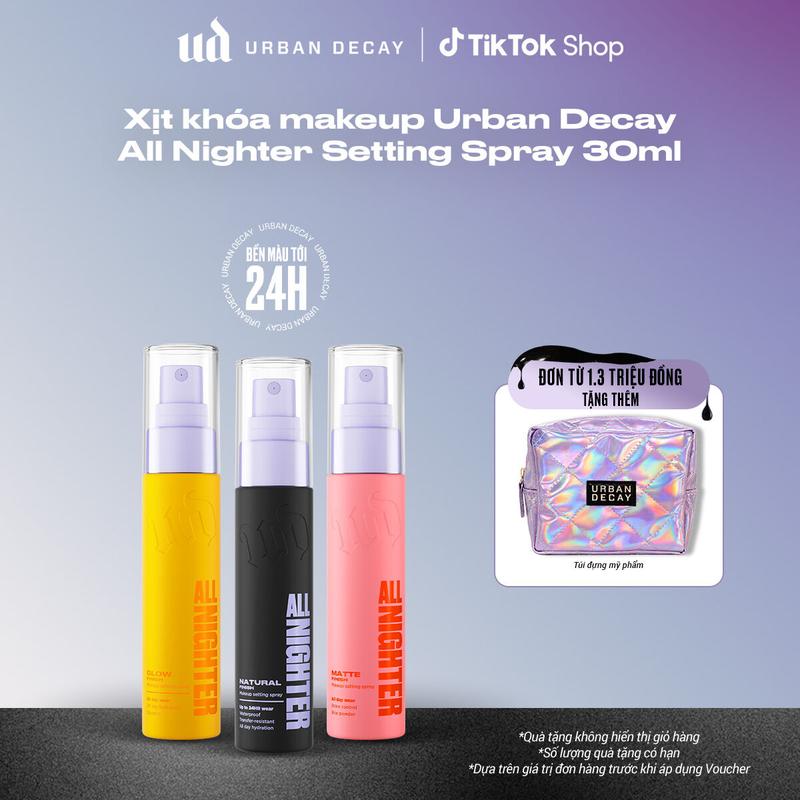 Xịt khóa makeup Urban Decay All Nighter Setting Spray 30ML - 24H Khóa chặt…