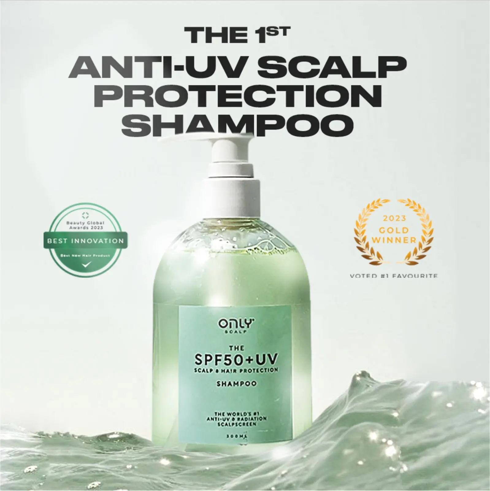 ONLYScalp The SPF50+UV Scalp & Hair Protection Shampoo 300ml