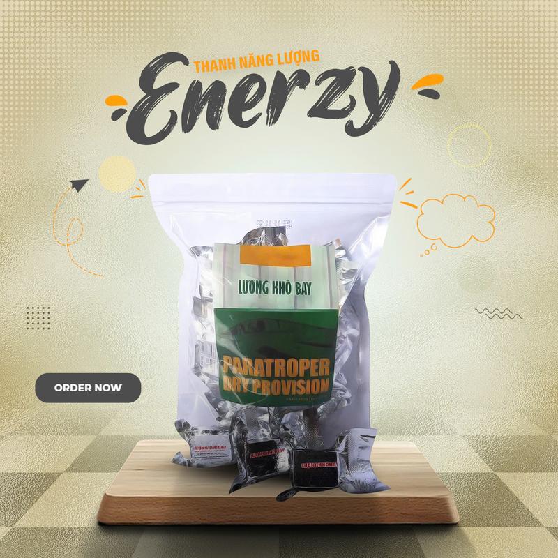 Lương khô bay loại viên nhỏ 15 gram- Bịch 360 gram- Vị dinh dưỡng-dã ngoại du lịch