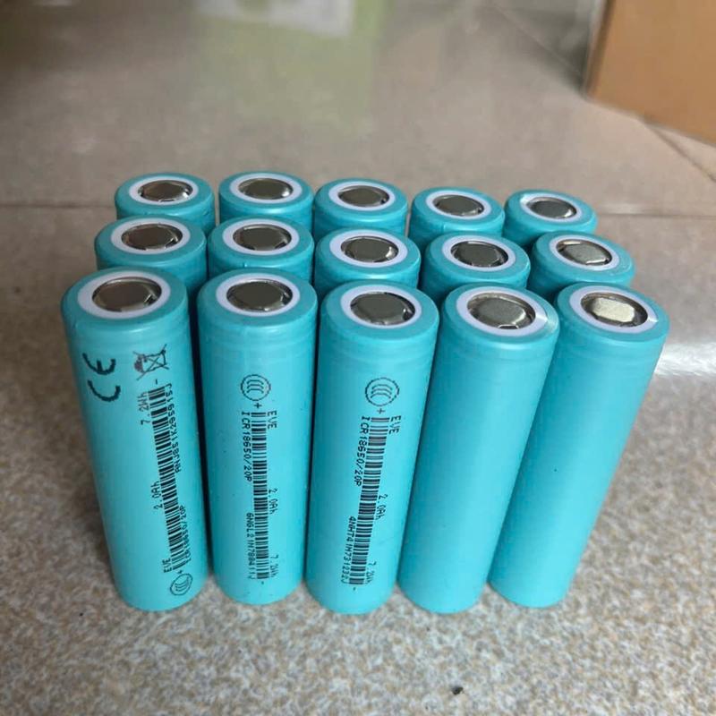  Combo 15cell pin 18650 EVE 20P EVE Nội Trở 12-14mΩ 2000mAh xả 10c 20a Chuyên Dùng Đóng Pin Máy Công Cụ Máy Khoan Máy Mài Máy Cắt 