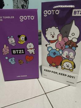 Product Review of Goto [COD] K-Joy X BT21 Tumbler Tahan Dingin Panas Botol Tempat Minum Aesthetic 1.2L from I**🌸 0