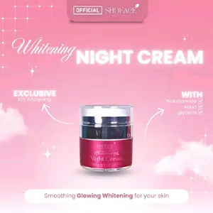 (READY) RESELLER NIGHT CREAM SHOFACE MENCERAHKAN BY SHOFI WJ free gift