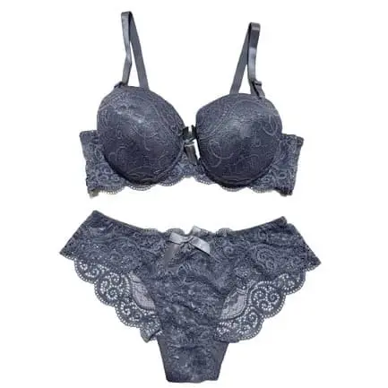 Celana pengantin Bra Set/COD.dalaman wanita terbaru impor Quality,busa renda premium, Bh Setelan Motif Lingerie pakaian spandeks winered set pakaian dalam sutra silver daleman 6
