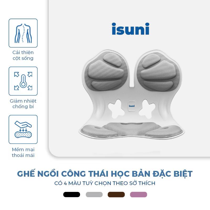 [BẢN ĐẶC BIỆT] ISUNI Ghế Điều Chỉnh Tư Thế Ngồi Chính Hãng, Chống Gù Lưng, Ghế Công Thái Học Tốt Ứng Dụng 4 Sáng Chế Giảm Đau Mỏi Lưng, Hỗ Trợ Cột Sống Lưng Vai ghế ngồi công thái học ngồi bệt ghế công thái học cho bà bầu
