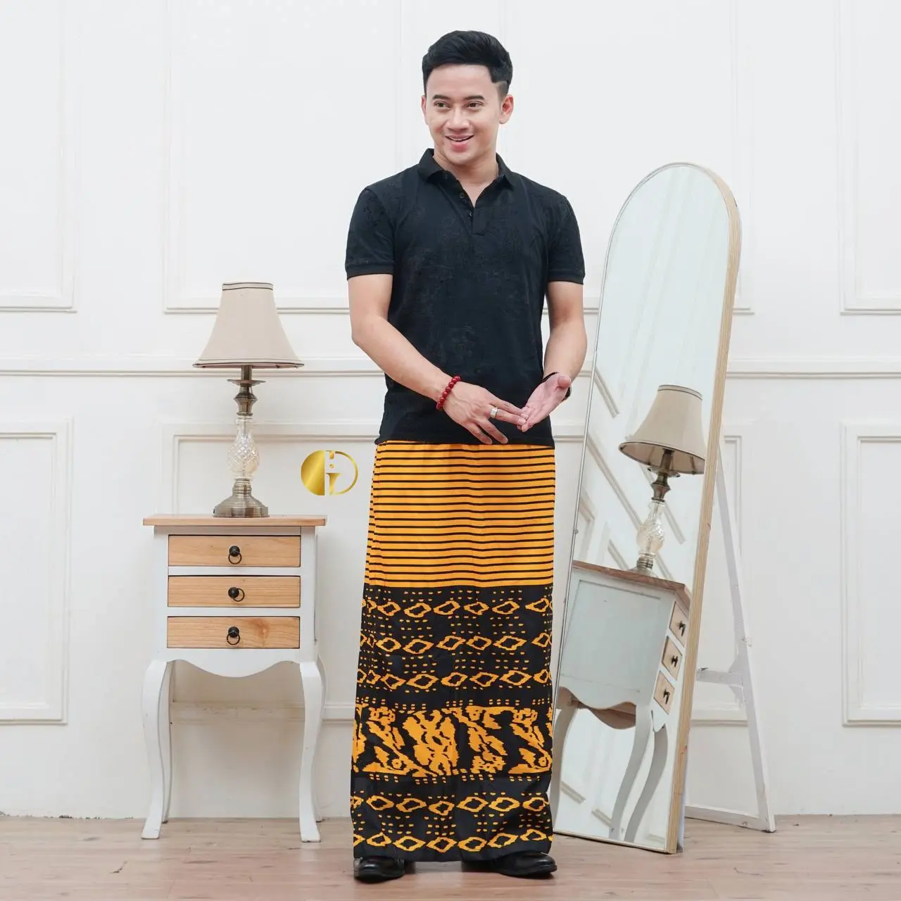 celana sarung kuning