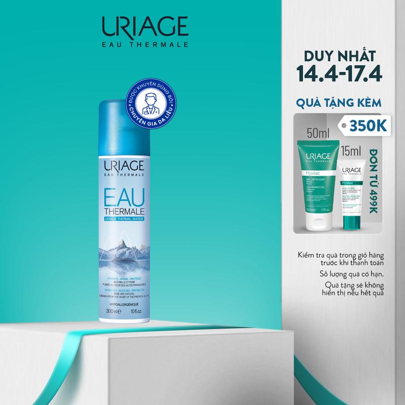 Xịt khoáng cấp ẩm URIAGE THERMAL WATER 300ml Sensitive Skin Skincare Nữ Làm Đẹp Da