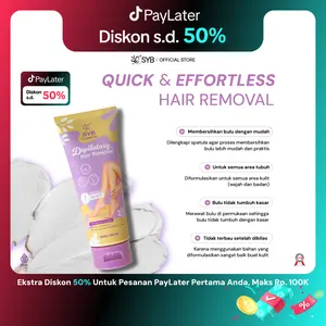 【SYB COSMETIC】 - Depilatory Hair Removal [Pembersih Bulu Hanya 7 Menit] *Include Spatula*