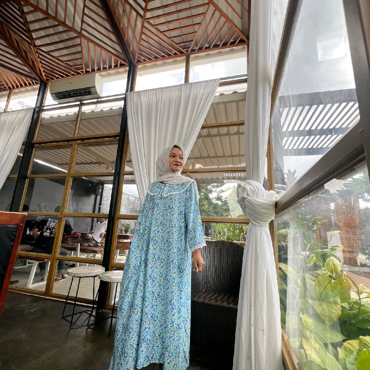 Najah Daster  Sarah Dress Rayon Premium Motif Mewah  Fashionable Stylish