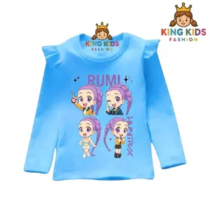 Baju anak perempuan lengan panjang huntr/x kaos anak kpop demon hunter HUNTRIX / RUMI