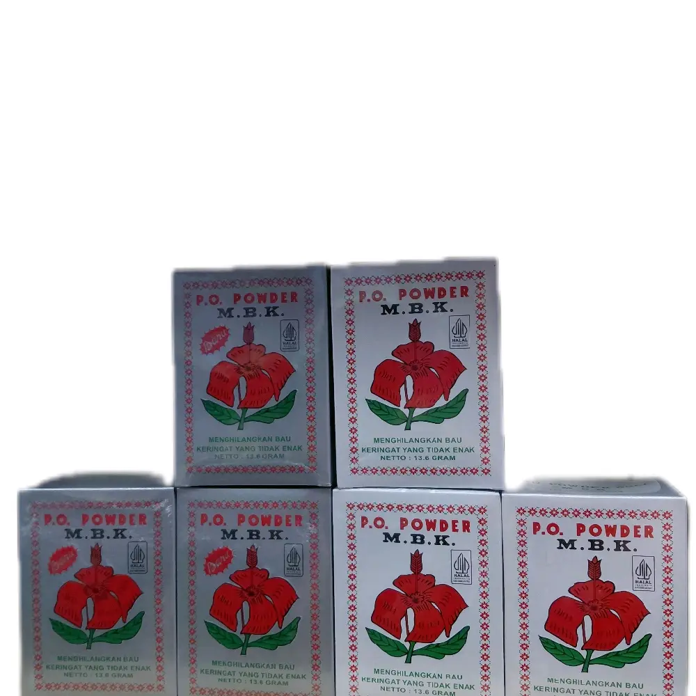 MBK BEDAK POWDER P.O Powder M.B.K Menghilangkan Bau Keringat yang Tidak Enak dan Keringat yang Tidak Enak