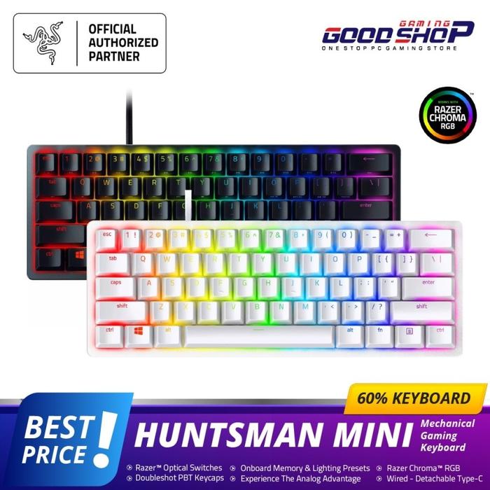 Gambar Razer Huntsman Mini 60% - Gaming Keyboard dari GOODGAMINGSHOP Kota Administrasi Jakarta Pusat Tokopedia
