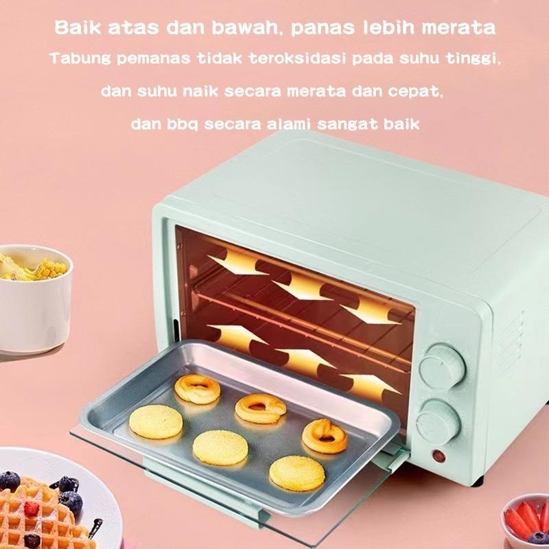 Finito OVEN PEMANGGANG LISTRIK Penghangat Makanan kapasitas 12 Liter oven listrik low watt 12 L-800 Watt 6