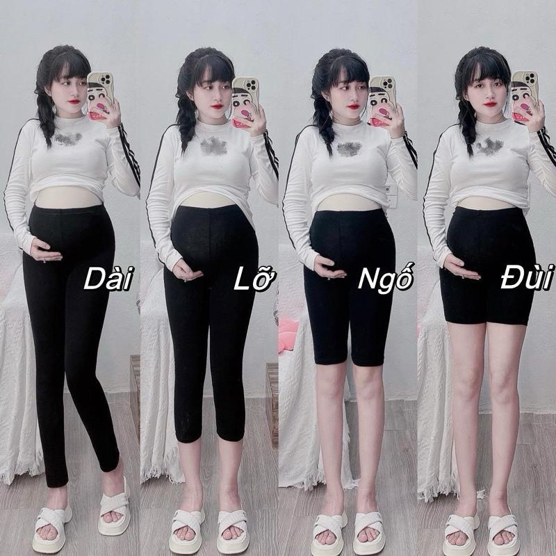 40-80kg QUẦN LEGGING BẦU THUN LẠNH TRINH MIT STORE - ĐỌC KĨ MÔ TẢ