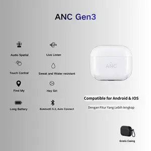 ANC TWS Gen3 True Wireless Earbuds Earphone Bluetooth Wireless Charging Case