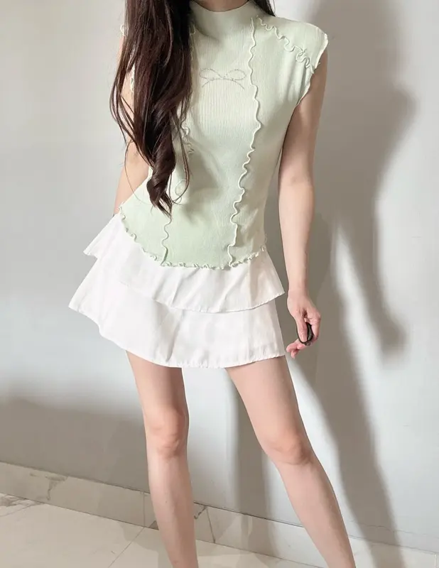 Kode: 4487 (Knit top) / Atasan Wanita / Atasan Rajut Wanita / Atasan Kasual Wanita 1