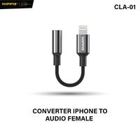 Gambar Hippo Kabel CONVERTER CLA-01 Lightning to DC Aux 3.5mm Audio Open Mic untuk Iphone 7 8 X XR 11 12 13 14 Pro Max Original Adapter dari Hippo Indonesia Kota Administrasi Jakarta Pusat 1 Tokopedia