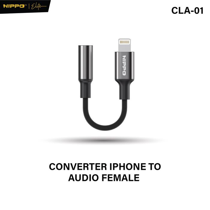 Gambar Hippo Kabel CONVERTER CLA-01 Lightning to DC Aux 3.5mm Audio Open Mic untuk Iphone 7 8 X XR 11 12 13 14 Pro Max Original Adapter dari Hippo Indonesia Kota Administrasi Jakarta Pusat Tokopedia