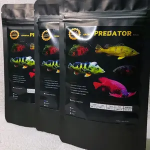 Pelet Predator Premium 100 Gram Sinking untuk Ikan Predator Tankmate seperti Peacock Bass, Oscar, Datz, dan Tiger Fish