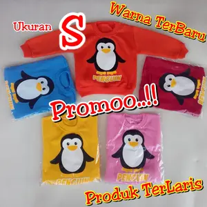 Sweater bayi polos penguin jaket bayi lucu