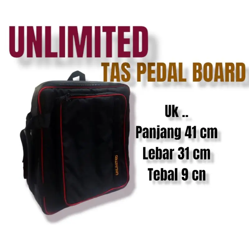 tas pedal board uk 41 x 31 x 9 cm bagus kuat