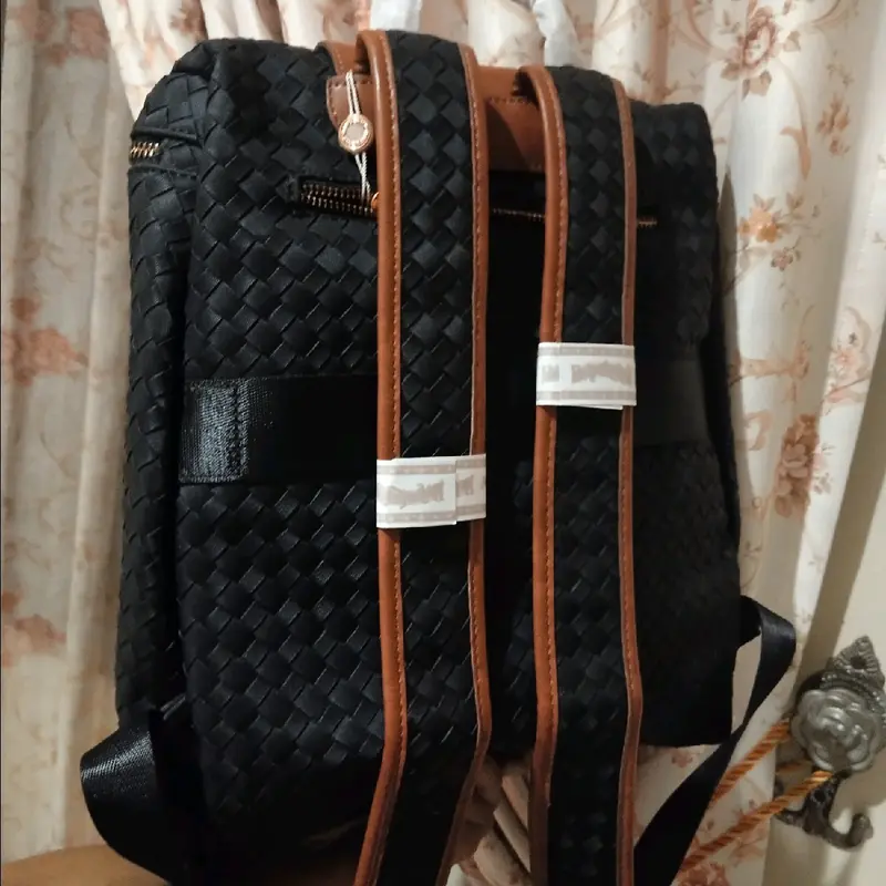 Valeria kode 73 ransel tekstur anyam BV 1