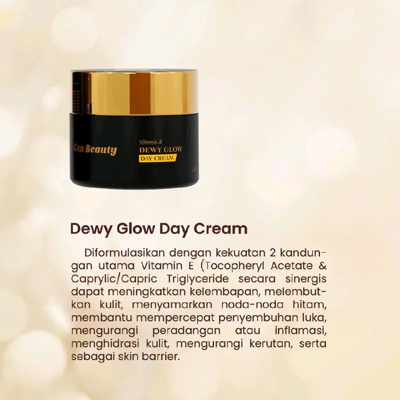 [[Official]] Dewy Glow Day Cream Can Beauty Semua Jenis Kulit SPF 30 0
