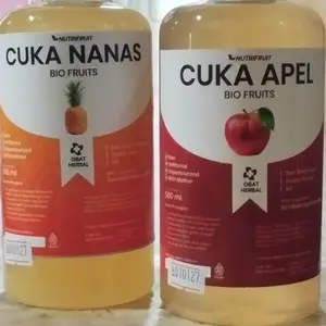 1000ML BUNDLING Cuka Apel & Cuka Nanas With Mother Unfiltrated - Membantu Kontrol Gula Darah & Insulin - Kaya Antioksidan by Nutrifruit