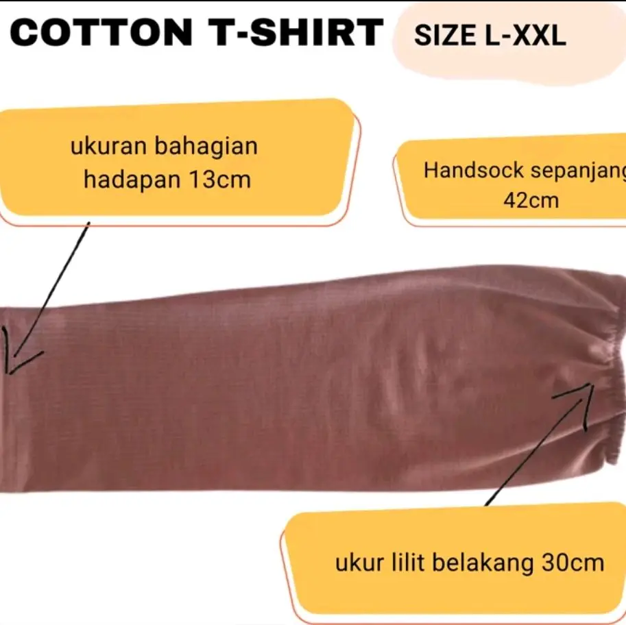 Kimi COTTON PLUS PLUS SIZE above elbow handsocks
