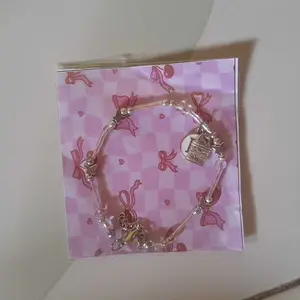 Gelang Sparkling Inisial Padlock Beads Silver Bracelet Aksesoris