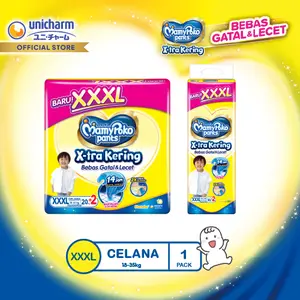 MamyPoko Pants X-tra Kering - XXXL - All Size - Popok Bayi Celana