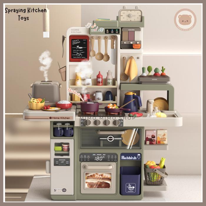 Mainan Kitchen Set Promo SPRAYING KITCHEN SET TOYS - 3 TIPE 43PCS | 65PCS | 88PCS Mainan ...