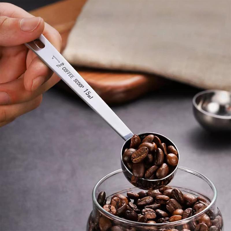 Product Introduction of 【BIG SALE】Coffee Scoop，Stainless Steel Coffee Scoop Measuring Tablespoon and Scooper with Long Handles 37