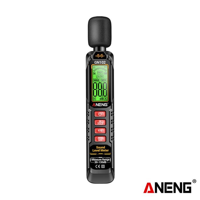 Gambar Aneng GN102  Sound Noise Level Meter Digital Alat Pengukur Suara 30-130dB Windproof Sponge Cover dari Metaverse World Tools Kab. Tangerang Tokopedia
