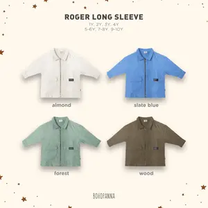 BOHOPANNA - ROGER LONG SLEEVE - ATASAN ANAK LAKI LAKI - JAKET ANAK LAKI LAKI
