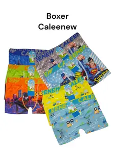 (6 Pcs) Celana Dalam Boxer Anak Cowo Caleenew Karet Boxer Katun Karet Nyaman Berkualitas Termurah Fashion