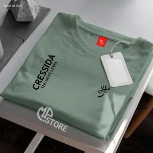 COD !!! Baju Kaos Distro Cressida Kirka Text Hitam Premium Quality Kaos T-Shrit Lengan Pendek Unisex Kaos Cotton Combed 30s Pria Wanita | Hot Item