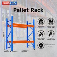 Promo Shibang Pallet Racking 2 TON Rak Heavy Duty 2500x1000x4500mm ...