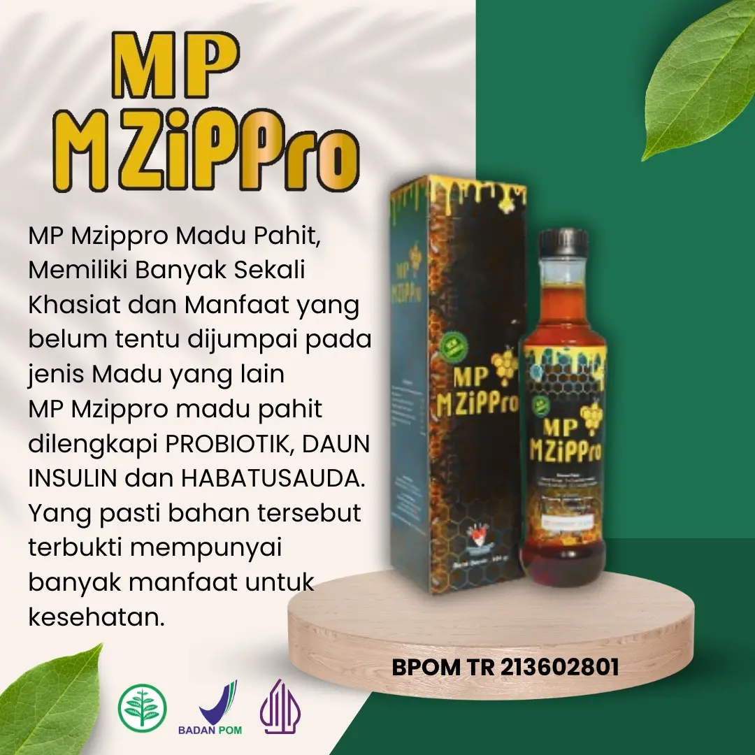 Madu Untuk menyembuhkan Asam Lambung Berlebih MPMZippro Original Madu Pahit